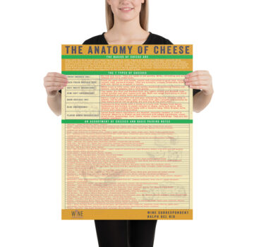 Anatomy of cheese poster